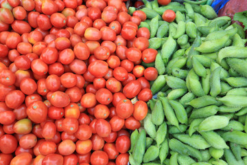 fresh vegetables selling at the street shop
