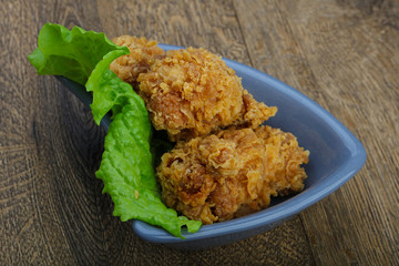 Crispy chicken wings