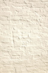 White Wash Rough Uneven Old Vertical Brick Wall Texture Backgrou