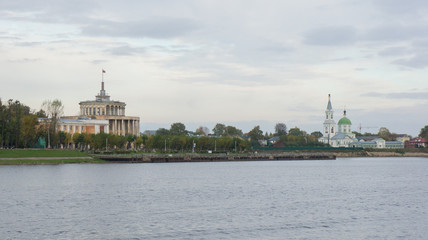 The building of the river station and Catherine nunnery in Tver.