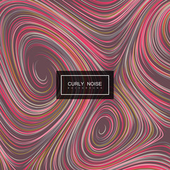 Abstract artistic curl background