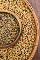 Fototapeta premium Close up of coffee beans for background