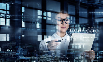 Innovative technologies in science and medicine . Mixed media © Sergey Nivens