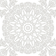 Adult Coloring Book Mandala Ethnic