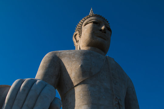 Big Buddha Mountain Manorom Mukdahan province.