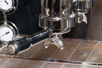 A professional espresso coffee maker
