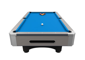 Blue Billiard Table 