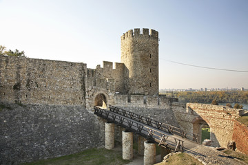 Fototapeta na wymiar Despot Gate in Kalemegdan fortress. Belgrade. Serbia