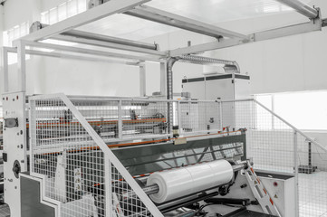 plant and plant for the production of polyethylene and cellophane for packaging