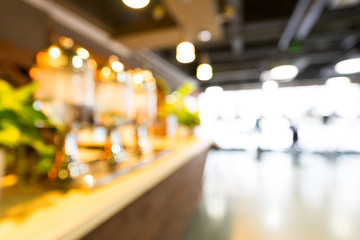 front desk in modern gym