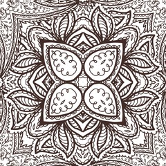 Mehendi pattern vector illustration