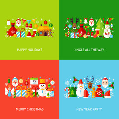 Merry Christmas Greeting Set