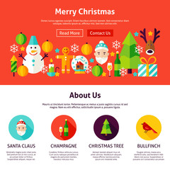 Merry Christmas Website Design