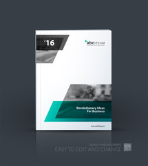 Business vector. Brochure template layout, cover design annual r