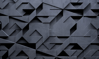 Fototapeta premium Futuristic Creative Dark Background