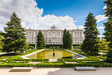 Madrid Royal Palace in Spain