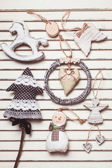 Shabby Christmas toys