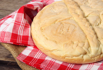 Traditional bread in Serbia