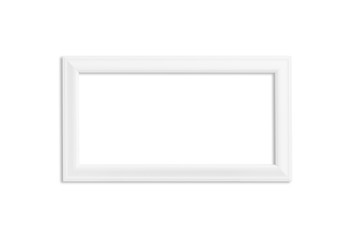 Fototapeta premium White frame isolated
