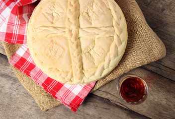 Traditional bread in Serbia