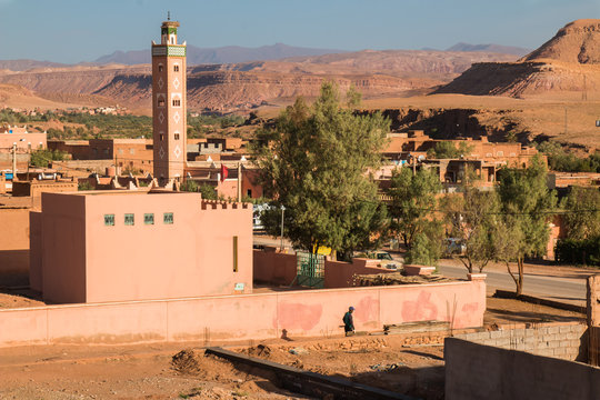 Mosque in Ait ben Haddou, Morocco
