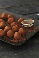 chocolate truffles