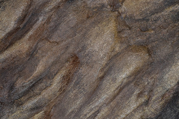 old spotty stained concrete wall texture background. Brown color. imitation stone