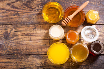 various types of honey
