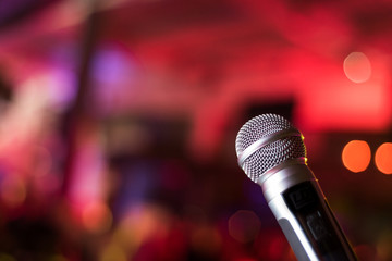 Mikrofon event przemowa konferencja