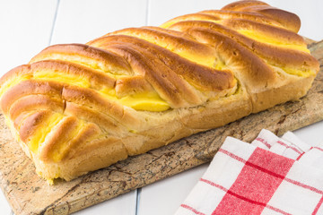 Fresh french brioche.