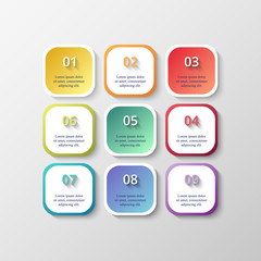 Vector infographic template