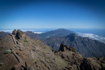 Fototapeta premium Ausblick über La Palma (kanarische Inseln)