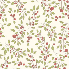 Branches of roses,  pattern  flowers with border. cute border wreath. green leaf floral elements pattern