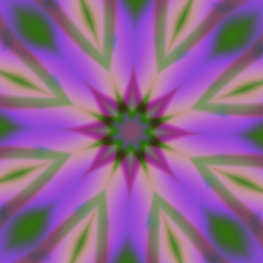 Fototapeta premium Pink and purple flower fractal