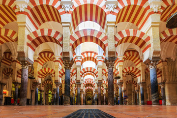 Mezquita Cathedral in Cordoba, Spain.  - obrazy, fototapety, plakaty