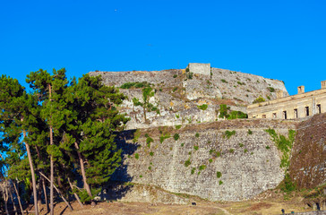 Fototapeta na wymiar Old Fortress in Kerkyra, Corfu