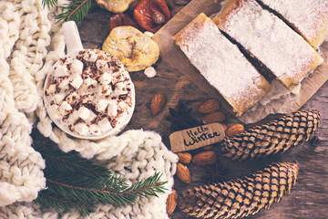 strudel with dried fruits