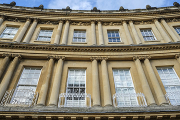 Obraz premium Section of Royal Crescent Bath