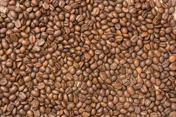 Coffee beans background