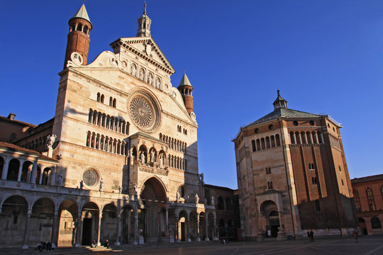 Cremona, cattedrale e battistero