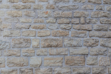 Old castle stone brick block textured wall
