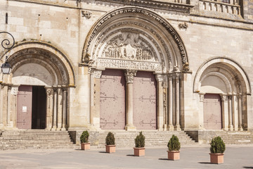 Obraz premium La Basilique of Sainte Madeleine de Vezelay