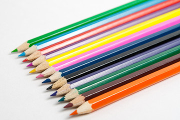Fototapeta premium Photo of the colored pencils