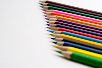 Photo of the colored pencils