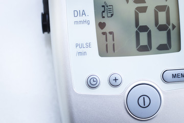 Blood pressur pulse rate meter