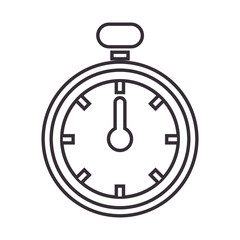 chronometer watch isolated icon vector illustration design