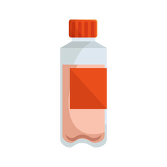 water bottle gym isolated icon vector illustration design