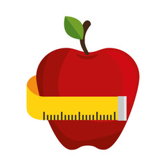 apple fresh fruit isolated icon vector illustration design