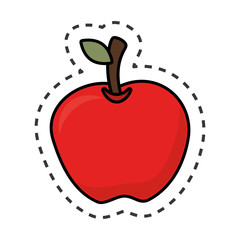 apple fresh fruit isolated icon vector illustration design