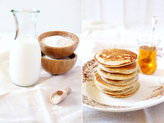 Gluten-free: Pancake with rice milk and rice flour